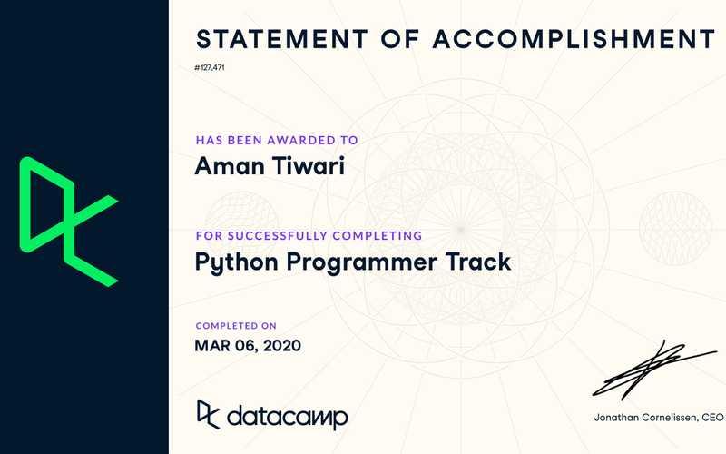 Python Programmer Track